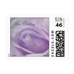 Our Wedding Lavender Flower Postage Stamps