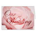 Our Wedding : Pink Flower : cards by occasionINVASION Our Wedding : Pink Flower : cards