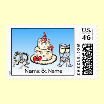 "Our Wedding" stamps