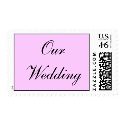 Our Wedding Stamps