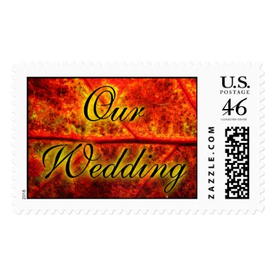 Our Wedding Postage Stamp