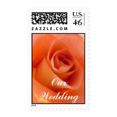 Our Wedding Postage Stamp