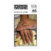 Our Wedding postage stamp stamps
