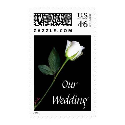 Our Wedding postage stamps