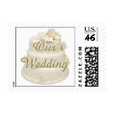 Our Wedding postage stamps