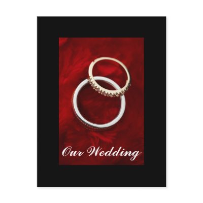 Our Wedding Postcard
