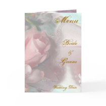 Our Wedding - Restaurant Menu Card