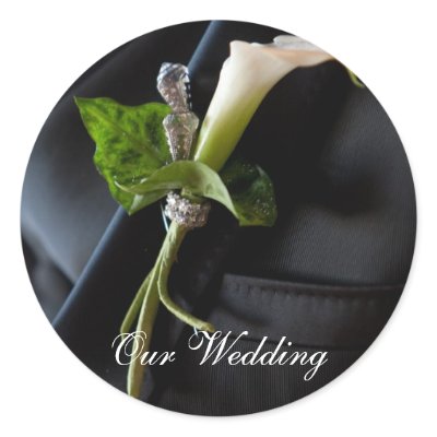 Our Wedding Sticker