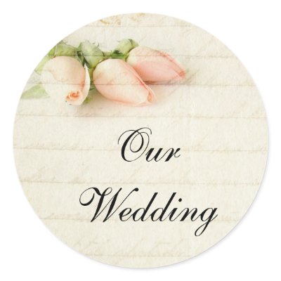 Our Wedding Sticker