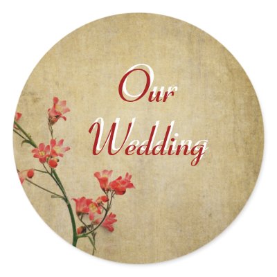 Our Wedding Sticker