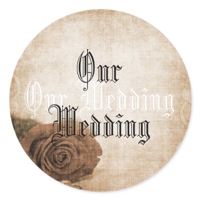 Our Wedding Sticker