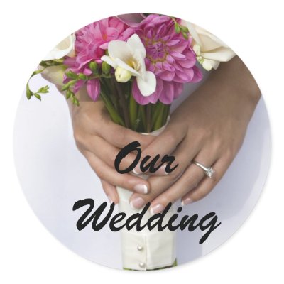 Our Wedding Sticker