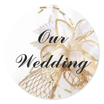 Our Wedding Sticker