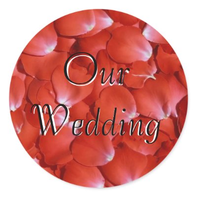 Our Wedding Sticker