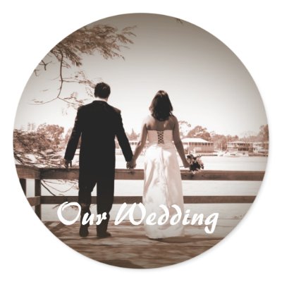 Our Wedding Sticker