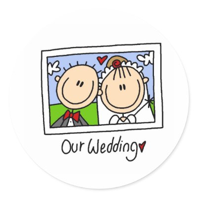 Our Wedding Sticker