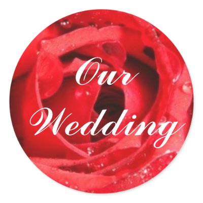 Our Wedding Sticker