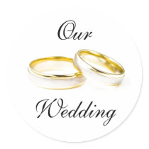 Our Wedding Sticker by orglioness Our Wedding Sticker