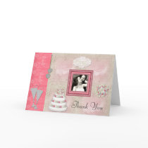 Our Wedding Thank You Photo Frame cards