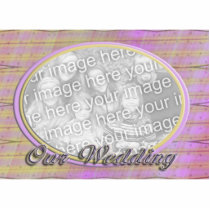 Our Wedding yellow pink photo frame photo sculptures