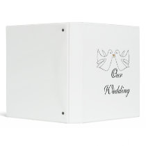 Our WeddingLove Doves binders