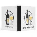 Our Wine List binders