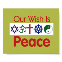 Our Wish PEACE Poster posters by samappleby Our Wish PEACE Poster posters
