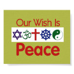Our Wish PEACE Poster