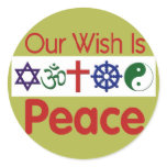 Our Wish PEACE Sticker