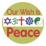 Our Wish PEACE Sticker
