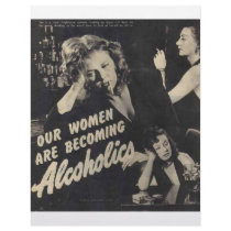 Our women are becoming alcoholics! customized letterhead