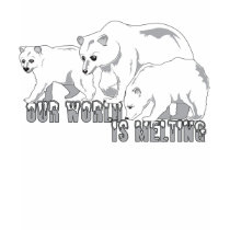 Our World is Melting T-Shirt by ruderetro Our World is Melting T-Shirt