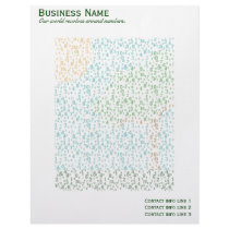 Our world revolves around numbers letterhead