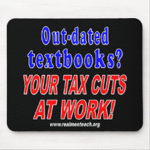 Out-dated textbooks (black) mousepad