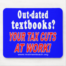 Out-dated textbooks (blue) mousepads