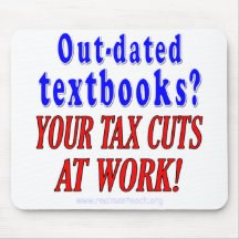 Out-dated textbooks mousepads