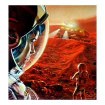 Out in a Martian Dust Storm posters by gwester Out in a Martian Dust Storm posters