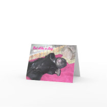 Out Like a Log - Note Card