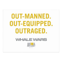 Out-Manned Postcard