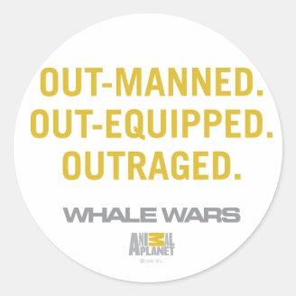 Out-Manned Stickers