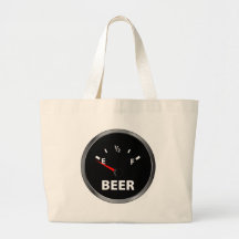 Out of Beer Fuel Gauge Bags