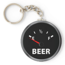 Out of Beer Fuel Gauge Key Chains