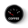 Out of Coffee Fuel Gauge Button