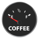 Out of Coffee Fuel Gauge stickers by PunchDrunk Out of Coffee Fuel Gauge stickers