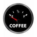 Out of Coffee Fuel Gauge shirt