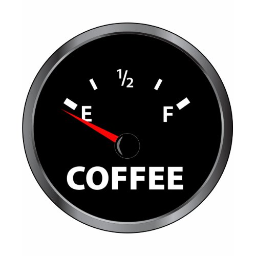 Out of Coffee Fuel Gauge shirt