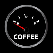 Out of Coffee Fuel Gauge