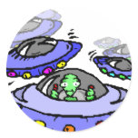 Out of Control UFO Sticker