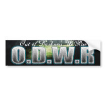Out of Darkness We Rise ~  Bumper Sticker