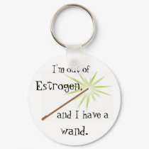 Out of Estrogen Keychain by ArtsyRavenclaw Out of Estrogen Keychain